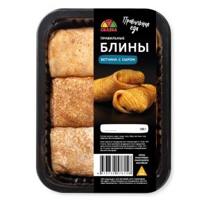 Блины ветчина с сыром