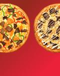 Пицца Муму с говядиной. Что ты выберешь: помидоры или огурцы?