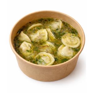 Пельмени куриные в ароматном бульоне