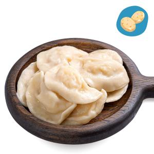 Вареники с картошкой отварные